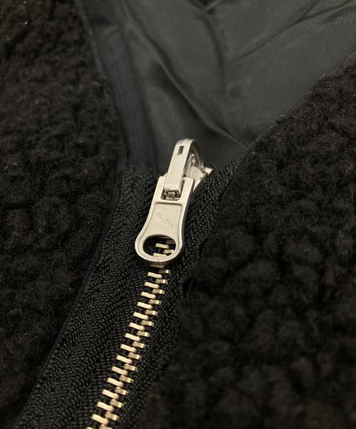 stein（シュタイン）stein (シュタイン) REVERSE BOA JACKET ブラック サイズ:Mの古着・服飾アイテム