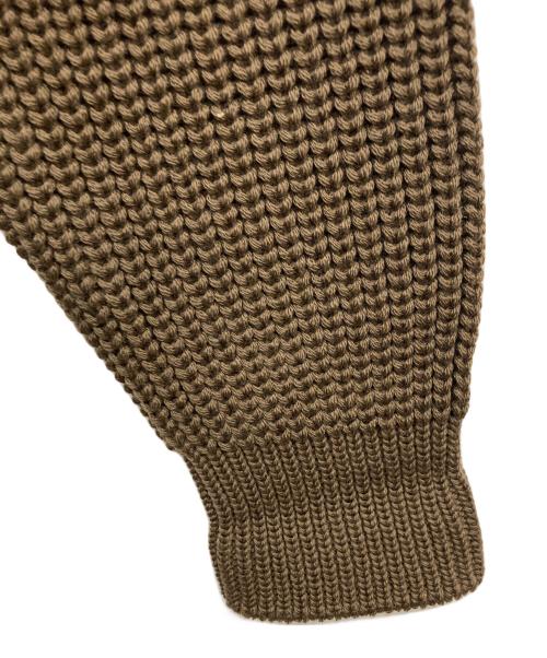 BATONER（バトナ―）BATONER (バトナ―) SIGNATURE DRIVERS KNIT ブラウン サイズ:2の古着・服飾アイテム