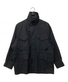 blurhms ROOTSTOCK（ブラームスルーツストック）の古着「C/N Oxford 43 Jacket / C/N オックスフォード 43 ジャケット」｜ブラック