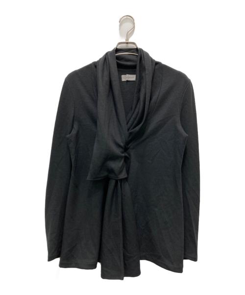 YOHJI YAMAMOTO（ヨウジヤマモト）YOHJI YAMAMOTO (ヨウジヤマモト) リネンドレープジャケット ブラック サイズ:2の古着・服飾アイテム