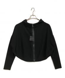 sarah pacini（サラ パチーニ）の古着「ニットジップパーカー」｜ブラック