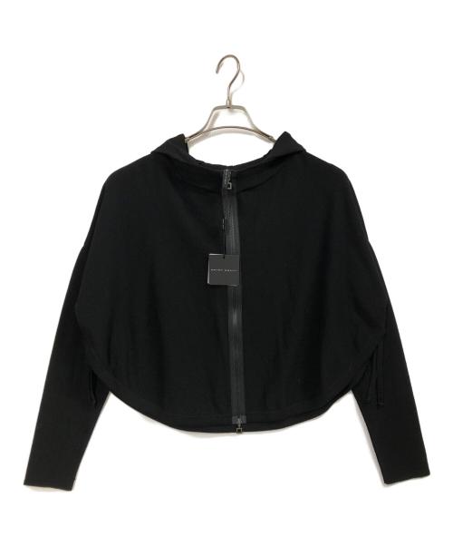 sarah pacini（サラ パチーニ）sarah pacini (サラ パチーニ) ニットジップパーカー ブラック サイズ:00 未使用品の古着・服飾アイテム