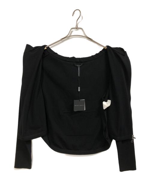 sarah pacini（サラ パチーニ）sarah pacini (サラ パチーニ) ニットジップパーカー ブラック サイズ:00 未使用品の古着・服飾アイテム