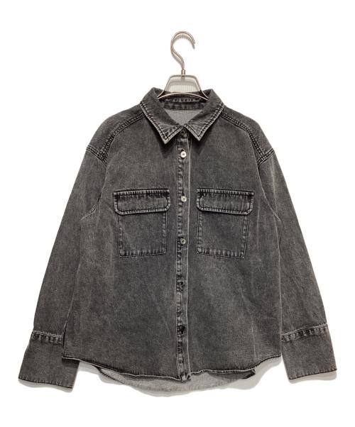 GRACE CONTINENTAL（（グレースコンチネンタル）GRACE CONTINENTAL (（グレースコンチネンタル) スタッズデニムシャツ ブラック サイズ:36 未使用品の古着・服飾アイテム