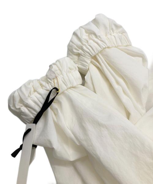 Diagram（ダイアグラム）Diagram (ダイアグラム) ギャザータフタブルゾン ホワイト サイズ:36の古着・服飾アイテム