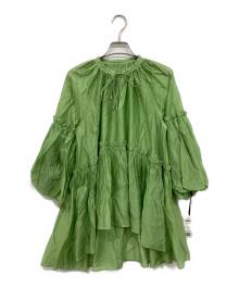 Diagram（ダイアグラム）の古着「ブラウス」｜グリーン