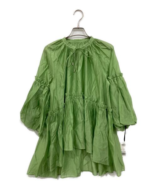 Diagram（ダイアグラム）Diagram (ダイアグラム) ブラウス グリーン サイズ:36の古着・服飾アイテム