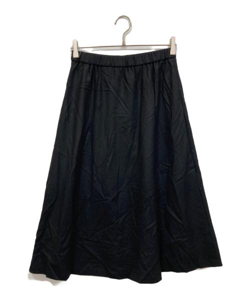 theory luxe（セオリーリュクス）theory luxe (セオリーリュクス) ウールフレアスカート ブラック サイズ:38 未使用品の古着・服飾アイテム