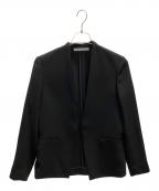theory luxeセオリーリュクス）の古着「ノーカラージャケット」｜ブラック