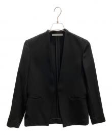 theory luxe（セオリーリュクス）の古着「ノーカラージャケット」｜ブラック