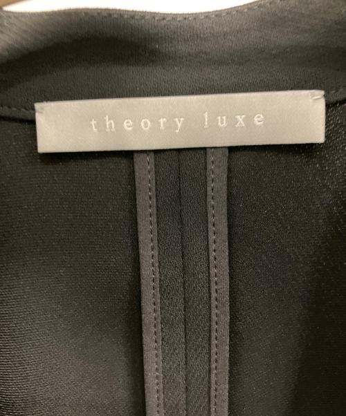 theory luxe（セオリーリュクス）theory luxe (セオリーリュクス) ノーカラージャケット ブラック サイズ:38の古着・服飾アイテム