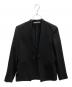theory luxe（セオリーリュクス）の古着「ノーカラージャケット」｜ブラック