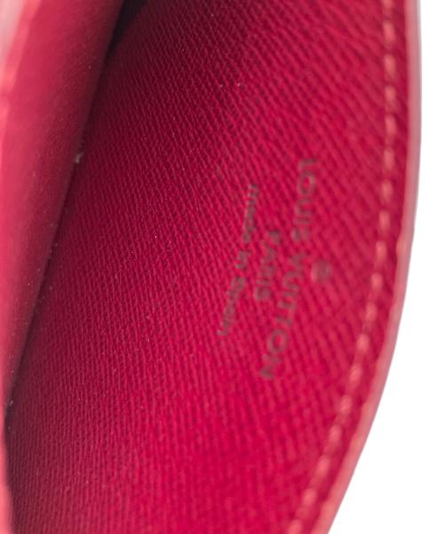 LOUIS VUITTON（ルイ ヴィトン）LOUIS VUITTON (ルイ ヴィトン) カードケース ポルト カルト・サーンプル ブラウン×レッドの古着・服飾アイテム