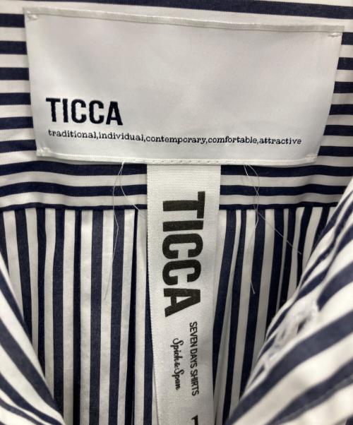 ticca（ティッカ）ticca (ティッカ) 別注NO.1スリットチュニックプルオーバー ブルー サイズ:フリーの古着・服飾アイテム