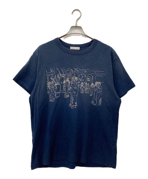 samuel zelig（サミュエル ゼリグ）samuel zelig (サミュエル ゼリグ) BALLROOM TEE ネイビー サイズ:XLの古着・服飾アイテム