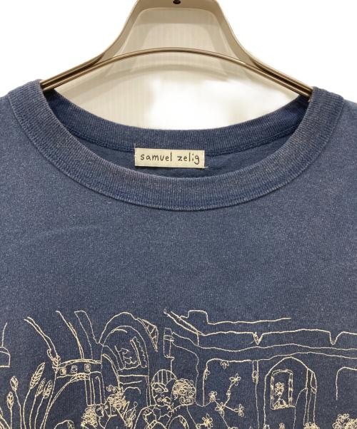 samuel zelig（サミュエル ゼリグ）samuel zelig (サミュエル ゼリグ) BALLROOM TEE ネイビー サイズ:XLの古着・服飾アイテム