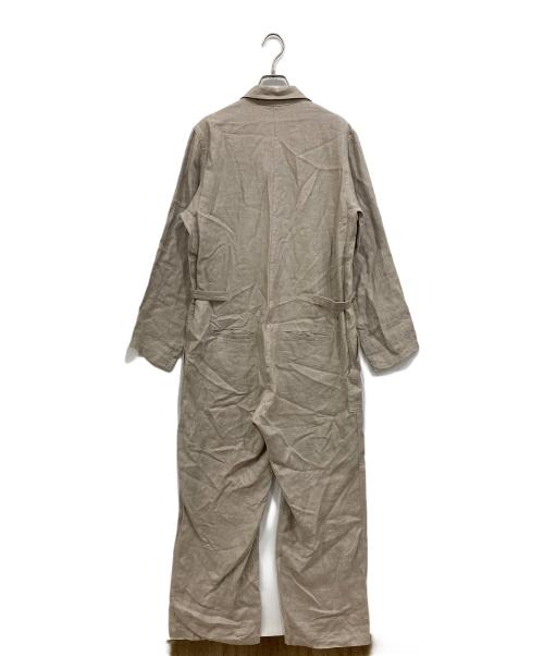 MUSE de Deuxieme Classe（ミューズ ドゥーズィエム クラス）MUSE de Deuxieme Classe (ミューズ ドゥーズィエム クラス) OGLINEN ジャンプスーツ ベージュ サイズ:38の古着・服飾アイテム