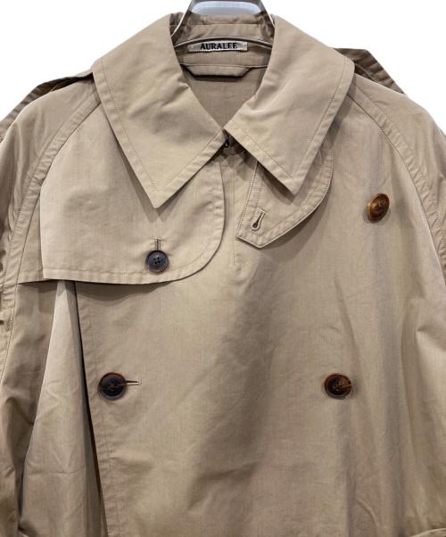 AURALEE（オーラリー）AURALEE (オーラリー) FINX POLYESTER BIG TRENCH COAT ブラウン サイズ:1の古着・服飾アイテム