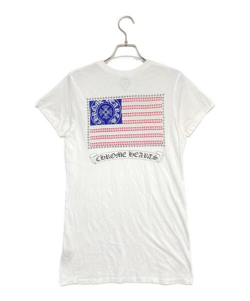 CHROME HEARTS（クロムハーツ）CHROME HEARTS (クロムハーツ) VネックTシャツ ホワイト サイズ:Mの古着・服飾アイテム
