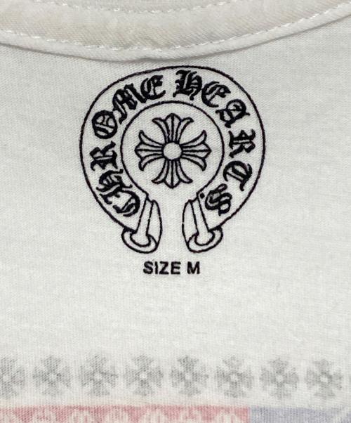 CHROME HEARTS（クロムハーツ）CHROME HEARTS (クロムハーツ) VネックTシャツ ホワイト サイズ:Mの古着・服飾アイテム