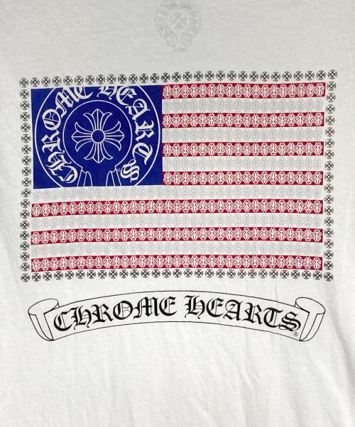 CHROME HEARTS（クロムハーツ）CHROME HEARTS (クロムハーツ) VネックTシャツ ホワイト サイズ:Mの古着・服飾アイテム