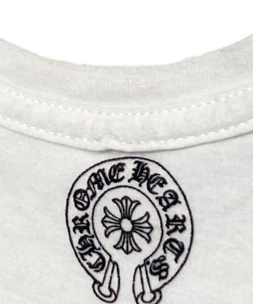 CHROME HEARTS（クロムハーツ）CHROME HEARTS (クロムハーツ) VネックTシャツ ホワイト サイズ:Mの古着・服飾アイテム
