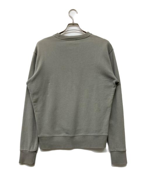maison kitsune（メゾンキツネ）maison kitsune (メゾンキツネ) SWEATSHIRT NEON FOX PRINT グレー サイズ:XSの古着・服飾アイテム