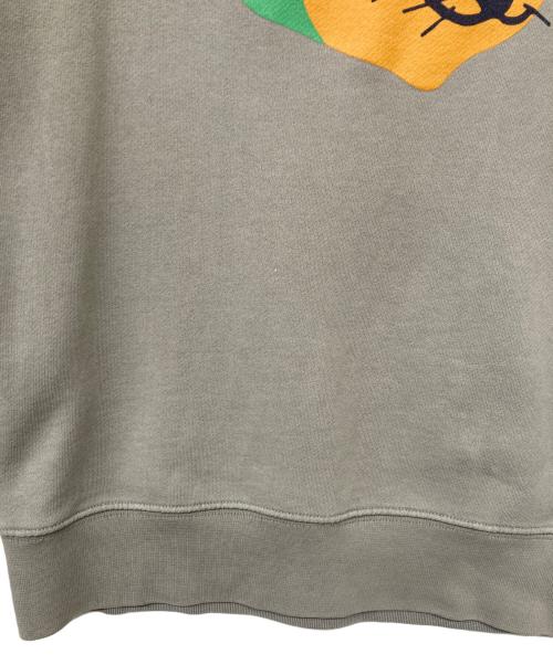 maison kitsune（メゾンキツネ）maison kitsune (メゾンキツネ) SWEATSHIRT NEON FOX PRINT グレー サイズ:XSの古着・服飾アイテム