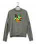 maison kitsune（メゾンキツネ）の古着「SWEATSHIRT NEON FOX PRINT」｜グレー