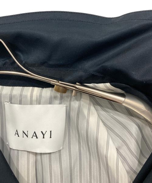 ANAYI（アナイ）ANAYI (アナイ) 撥水ギャバトレンチコート ネイビー サイズ:36の古着・服飾アイテム