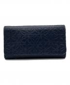 LOEWEロエベ）の古着「アナグラム6連キーケース」｜ネイビー