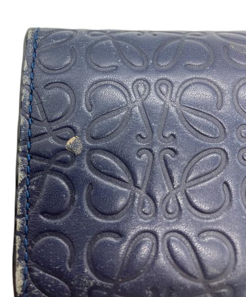 LOEWE（ロエベ）LOEWE (ロエベ) アナグラム6連キーケース ネイビーの古着・服飾アイテム