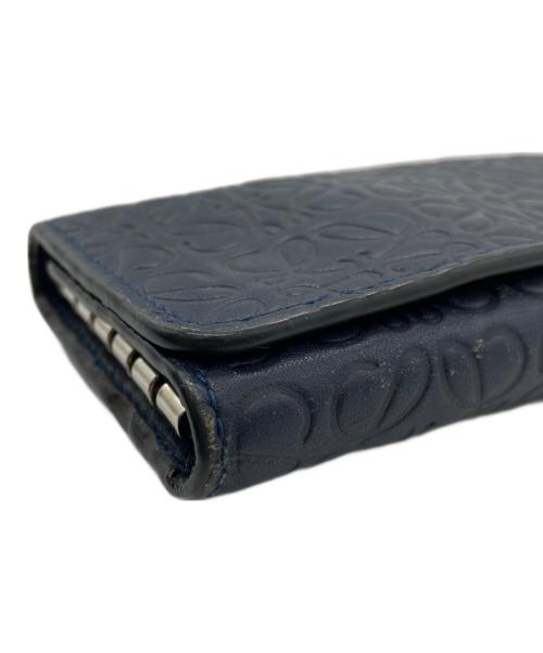 LOEWE（ロエベ）LOEWE (ロエベ) アナグラム6連キーケース ネイビーの古着・服飾アイテム