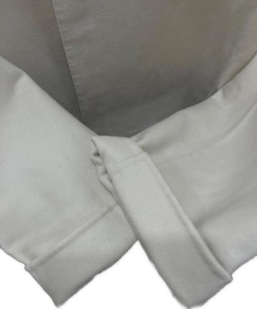 DRAWER（ドゥロワー）DRAWER (ドゥロワー) リバーノーカラーコート アイボリー サイズ:38の古着・服飾アイテム