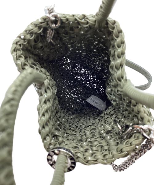 ANTEPRIMA（アンテプリマ）ANTEPRIMA (アンテプリマ) ワイヤーバッグ　アデッソ ミニアトゥーラ カーキの古着・服飾アイテム