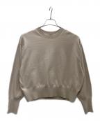 23区ニジュウサンク）の古着「ウールコットンストレッチ ニット」｜ベージュ