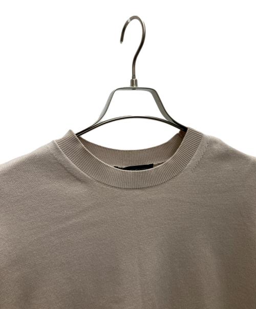 23区（ニジュウサンク）23区 (ニジュウサンク) ウールコットンストレッチ ニット ベージュ サイズ:SIZE38の古着・服飾アイテム