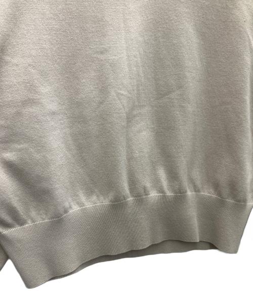 23区（ニジュウサンク）23区 (ニジュウサンク) ウールコットンストレッチ ニット ベージュ サイズ:SIZE38の古着・服飾アイテム