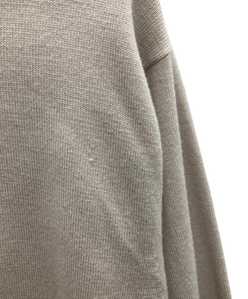 23区（ニジュウサンク）23区 (ニジュウサンク) ウールコットンストレッチ ニット ベージュ サイズ:SIZE38の古着・服飾アイテム