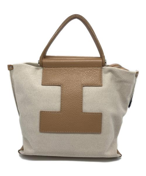 IACUCCI（イアクッチ）IACUCCI (イアクッチ) ソルベット S CANVAS/RUGA ベージュ×アイボリーの古着・服飾アイテム