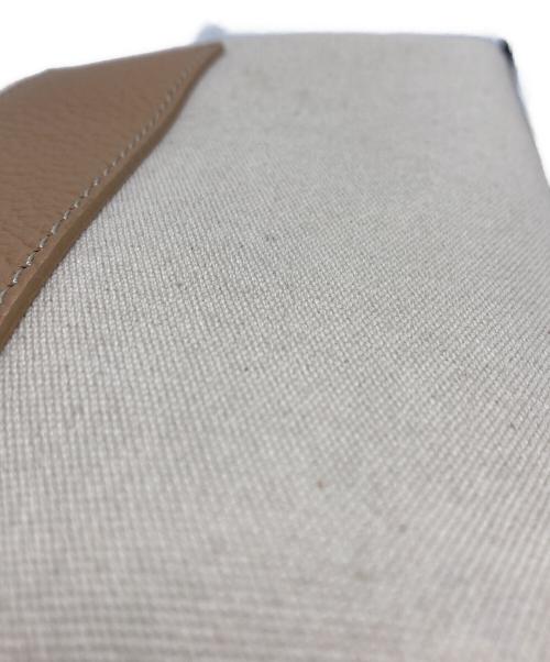 IACUCCI（イアクッチ）IACUCCI (イアクッチ) ソルベット S CANVAS/RUGA ベージュ×アイボリーの古着・服飾アイテム