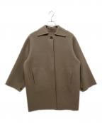 MOGAモガ）の古着「メルトンリバーコート」｜ブラウン