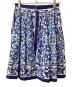 DOLCE & GABBANA (ドルチェ＆ガッバーナ) マジョリカプリントスカート ブルー サイズ:38：13000円