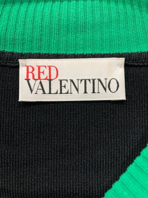 RED VALENTINO（レッドヴァレンティノ）RED VALENTINO (レッドヴァレンティノ) ニット グリーン サイズ:XSの古着・服飾アイテム