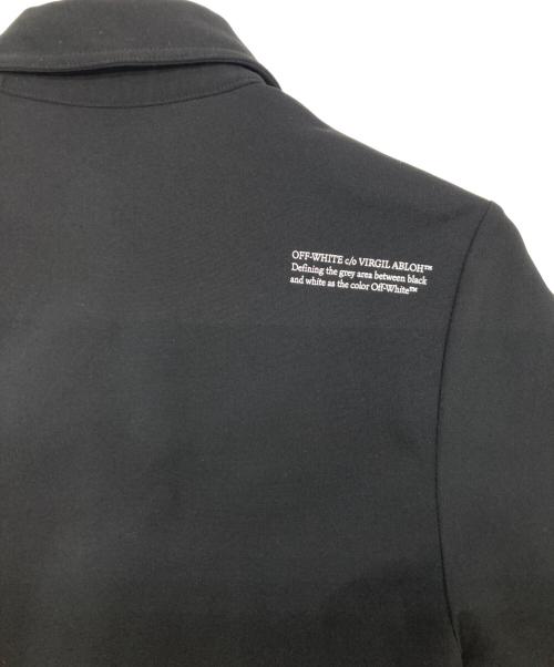 OFFWHITE（オフホワイト）OFFWHITE (オフホワイト) ロゴプリントシャツドレス ブラック サイズ:38の古着・服飾アイテム