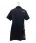 OFFWHITE (オフホワイト) ロゴプリントシャツドレス ブラック サイズ:38：16000円