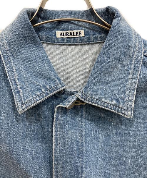 AURALEE（オーラリー）AURALEE (オーラリー) SELVEDGE FADED LIGHT DENIM BLOUSON インディゴ サイズ:3の古着・服飾アイテム