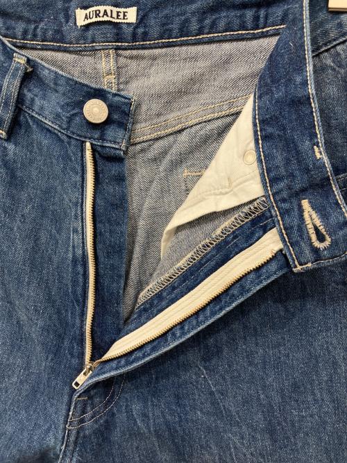 AURALEE（オーラリー）AURALEE (オーラリー) SELVEDGE FADED LIGHT DENIM PANTS インディゴ サイズ:3の古着・服飾アイテム