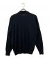 AURALEE (オーラリー) SUPER HIGH GAUGE WOOL KNIT POLO ブラック サイズ:3：24000円