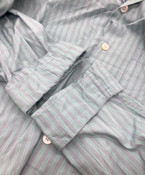 AURALEE（オーラリー）AURALEE (オーラリー) TEKLA (テクラ) COTTON POPLIN - PYJAMAS SHIRT ブルー サイズ:Mの古着・服飾アイテム
